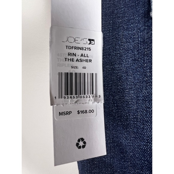 Joes Jeans The Asher Slim Fit Kinetic Denim Men‎ Size 40 NWT - Picture 7 of 13